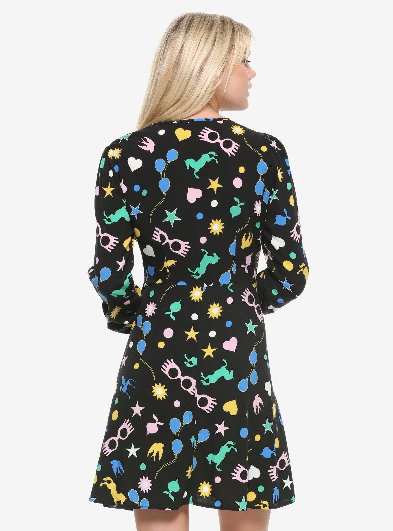 Harry Potter Luna Lovegood Long-Sleeve Icons Dress, , alternate