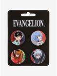 Neon Genesis Evangelion Characters Button Set, , alternate