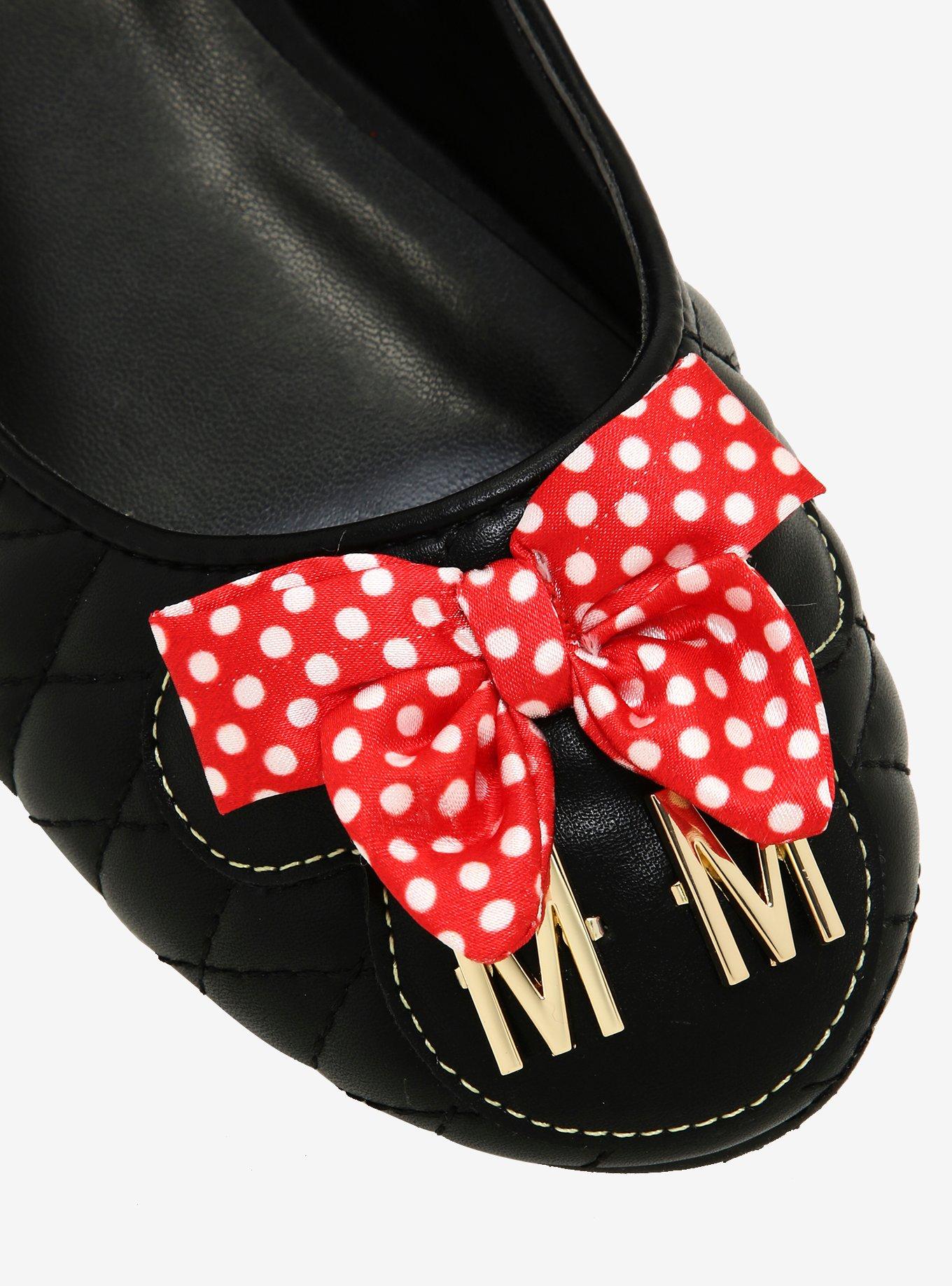 Disney Minnie Mouse Quilted Flats, MULTI, alternate