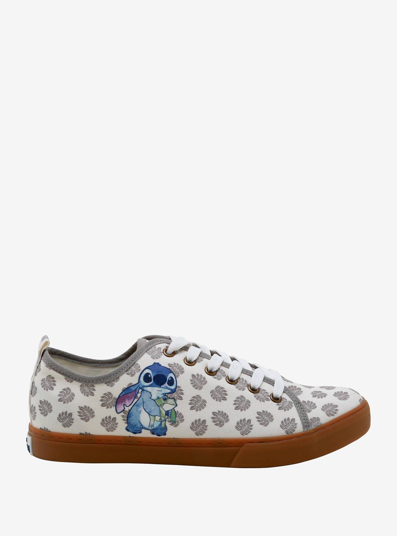 Disney Lilo & Stitch Frog Leaf Canvas Sneakers, MULTI, alternate