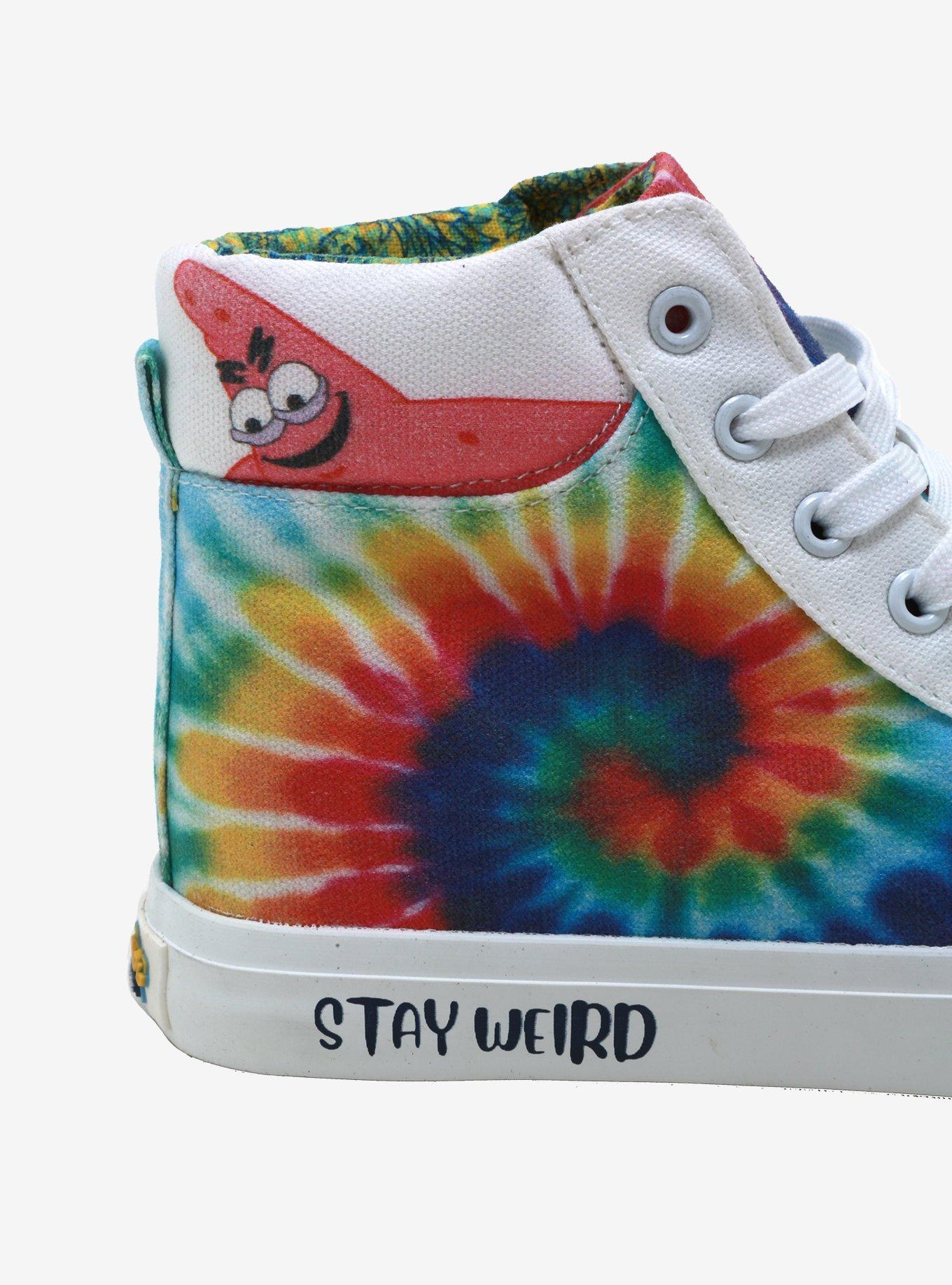 SpongeBob SquarePants Tie-Dye Hi-Top Sneakers, MULTI, alternate