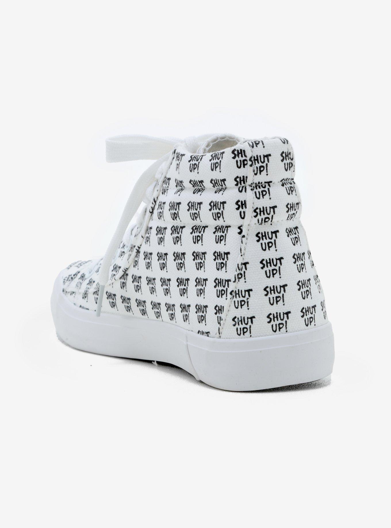 Shut Up Hi-Top Sneakers, MULTI, alternate