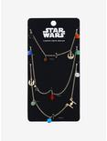 Star Wars Planets Layered Necklace - BoxLunch Exclusive, , alternate