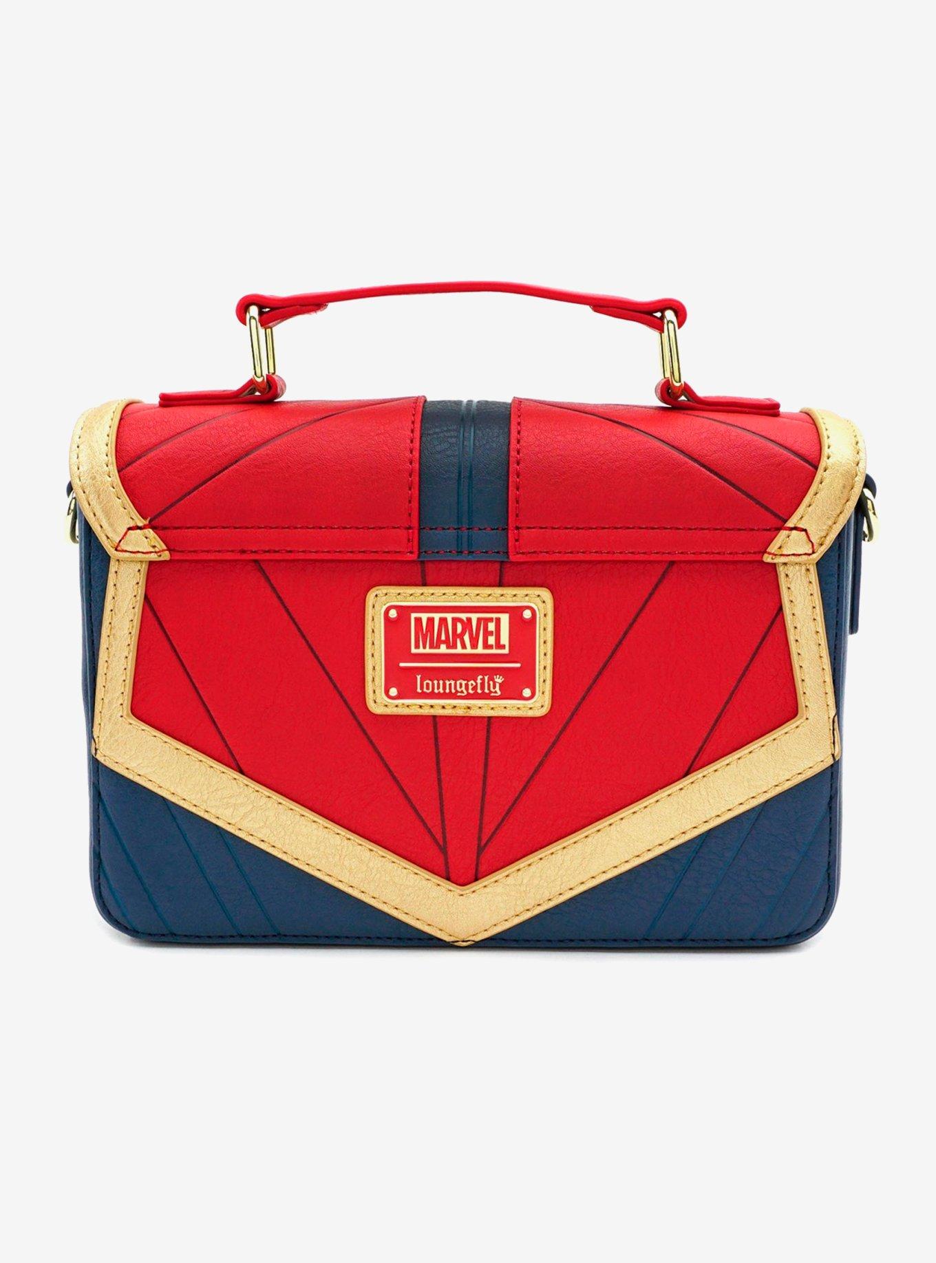 Loungefly Marvel Captain Marvel Crossbody Bag, , alternate