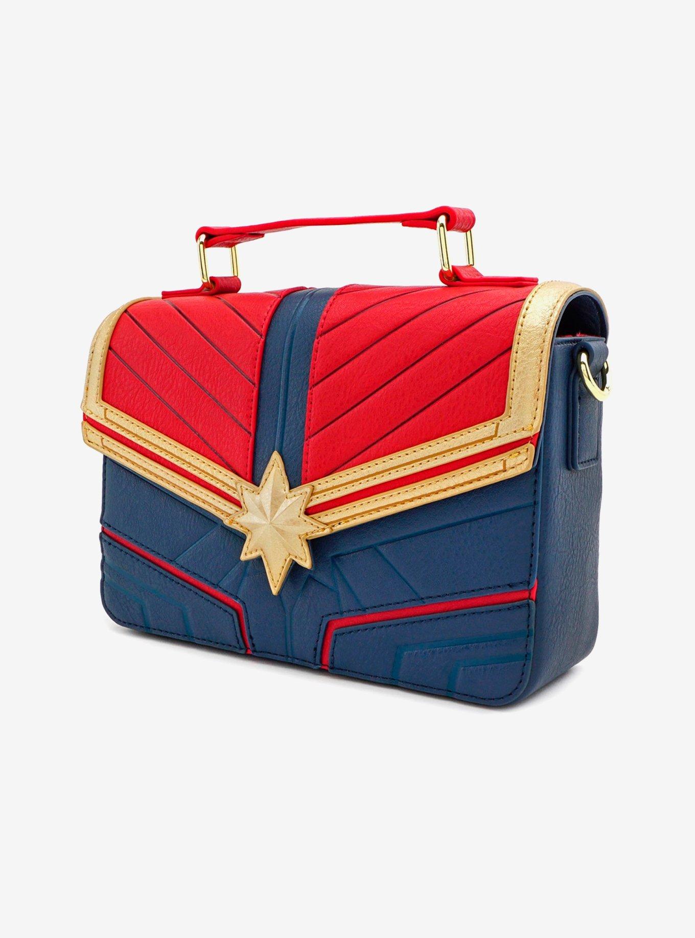Loungefly Marvel Captain Marvel Crossbody Bag, , alternate