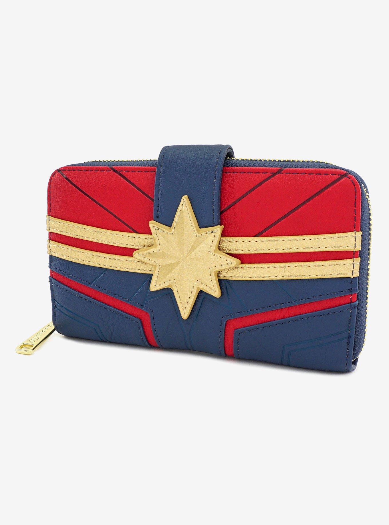Loungefly Marvel Captain Marvel Zipper Wallet, , alternate