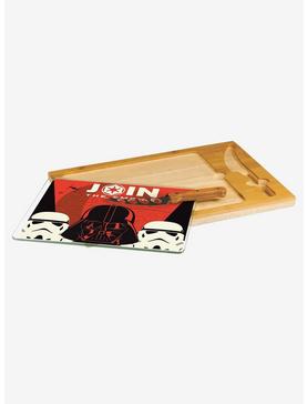 Star Wars Empire Icon Glass Top Serving Tray & Knife Set, , hi-res