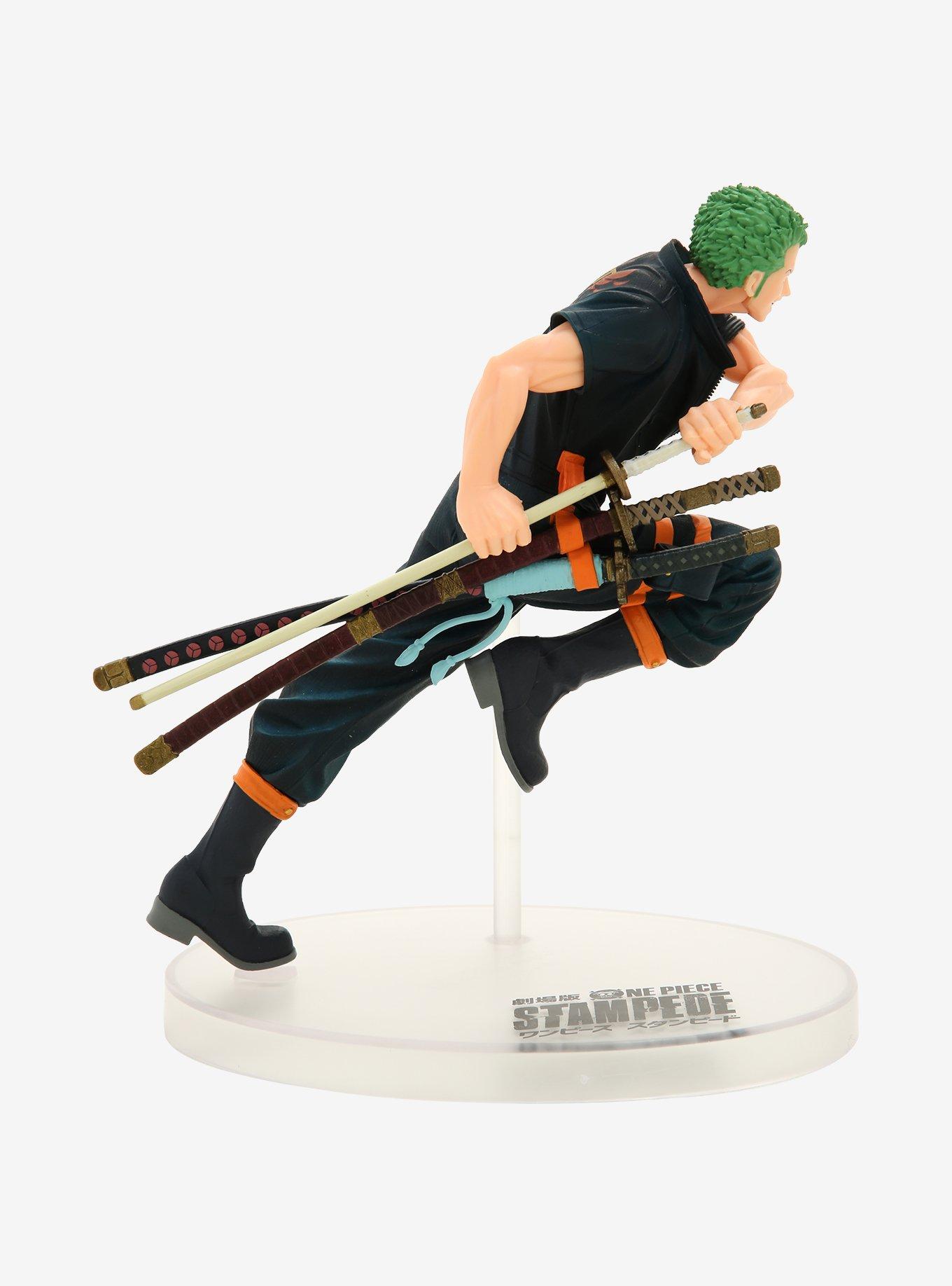 Bandai Ichiban Kuji One Piece Stampede Roronoa Zoro Figure green