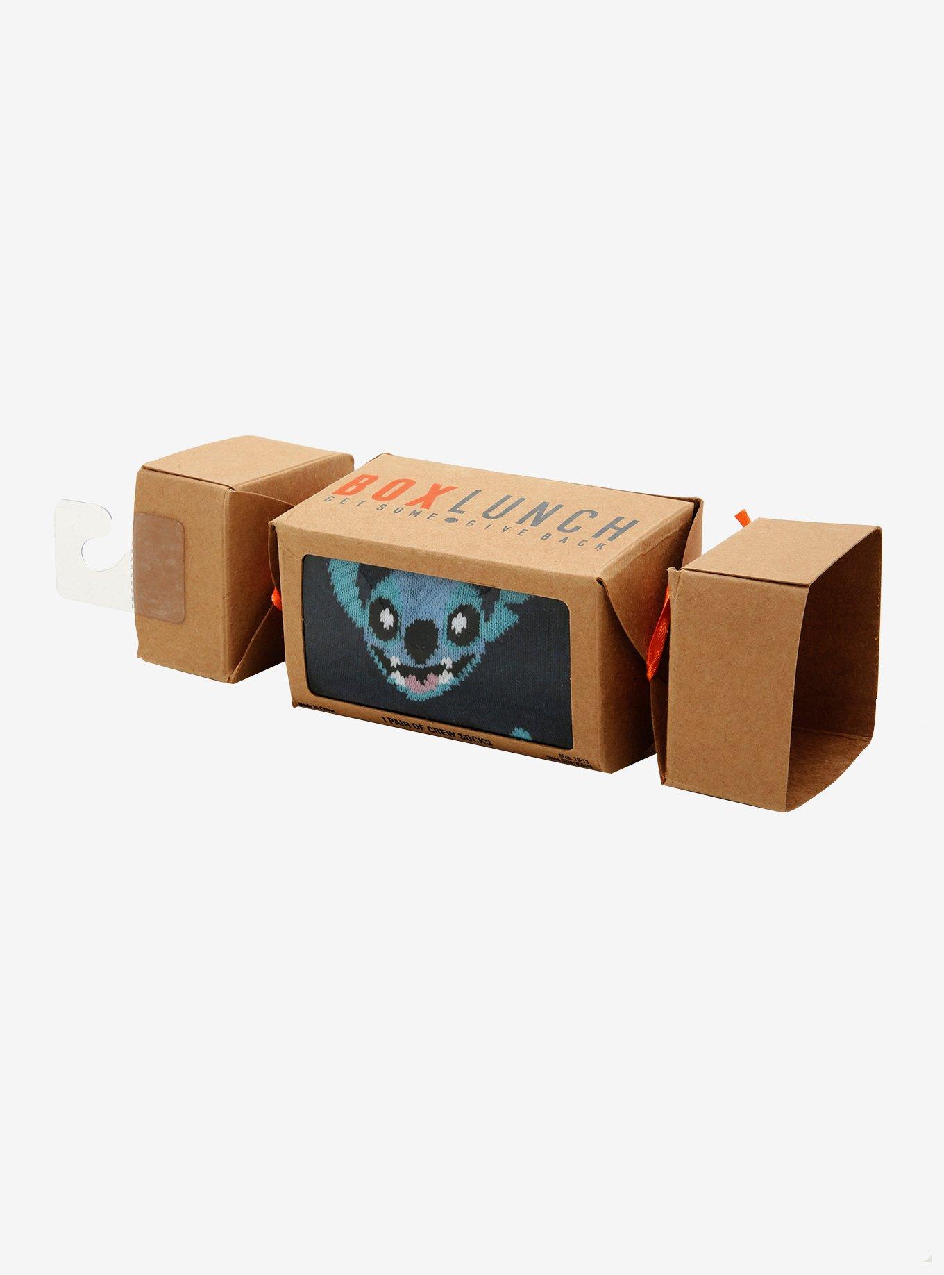Disney Lilo & Stitch Allover Print Faces Crew Socks Gift Box - BoxLunch Exclusive, , alternate