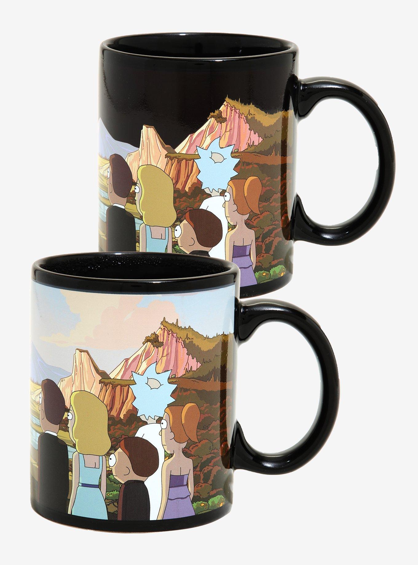 Rick And Morty Wedding Squanchers Heat Reveal Mug, , alternate