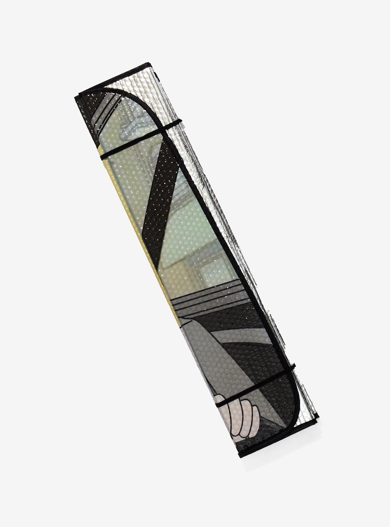 Rick And Morty Pickle Rick Accordion Sunshade, , alternate
