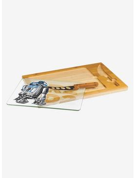 Plus Size Star Wars R2-D2 Icon Glass Top Serving Tray & Knife Set, , hi-res