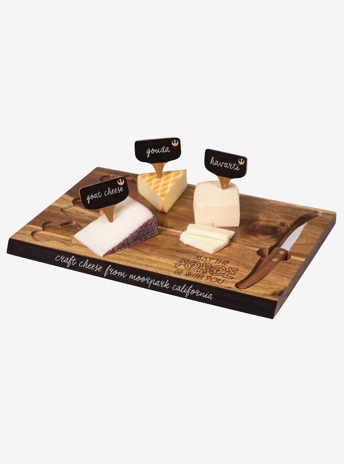 Star Wars Rebel Acacia Cheese Board & Tools Set, , hi-res