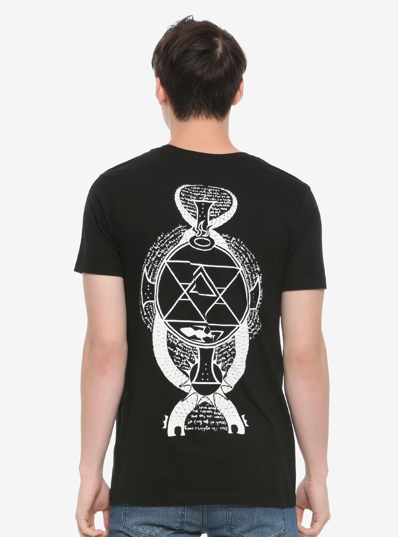 Fullmetal Alchemist Linework T-Shirt, WHITE, alternate