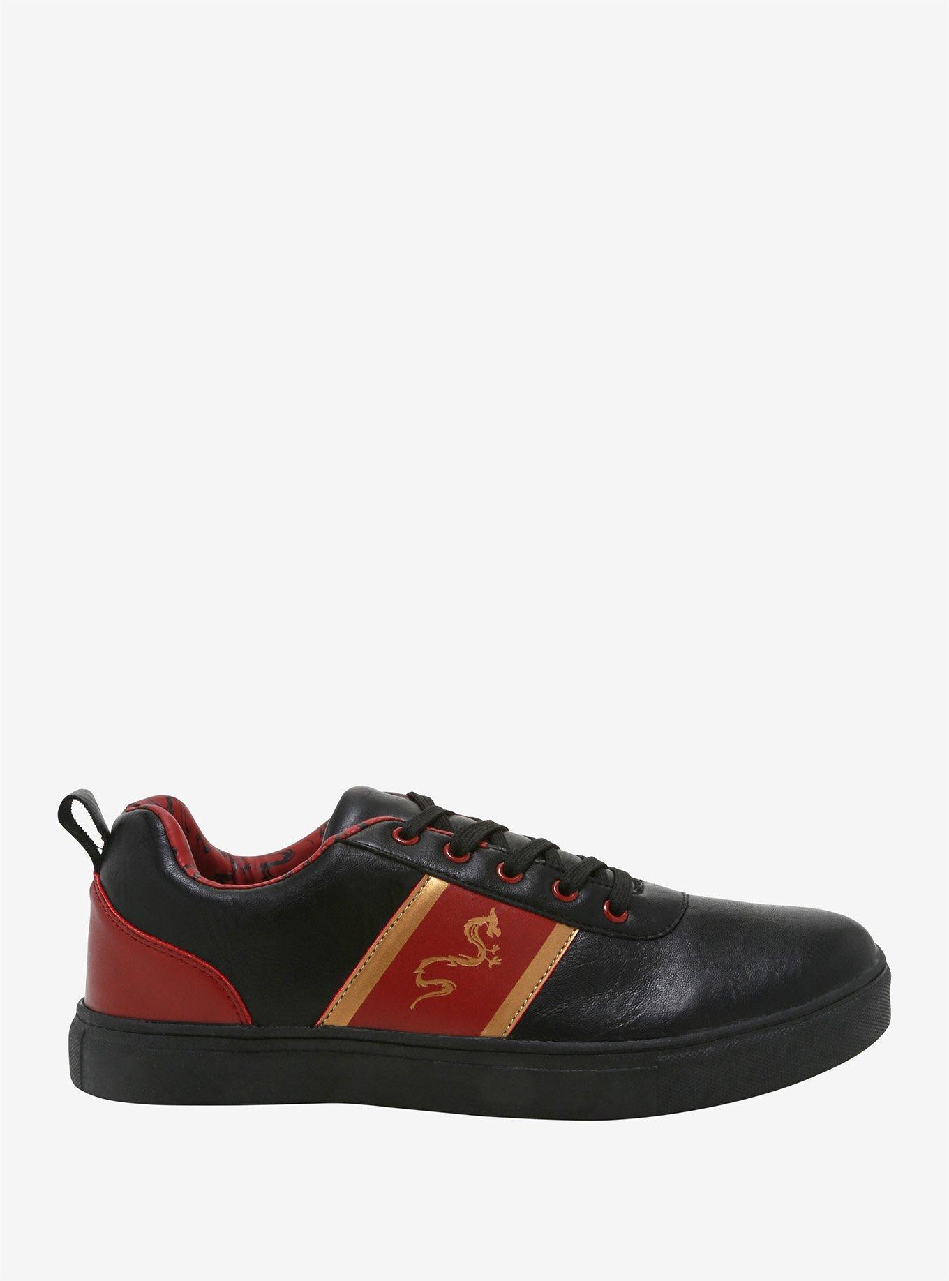 Disney Mulan Mushu Faux Leather Lace-Up Sneakers, MULTI, alternate