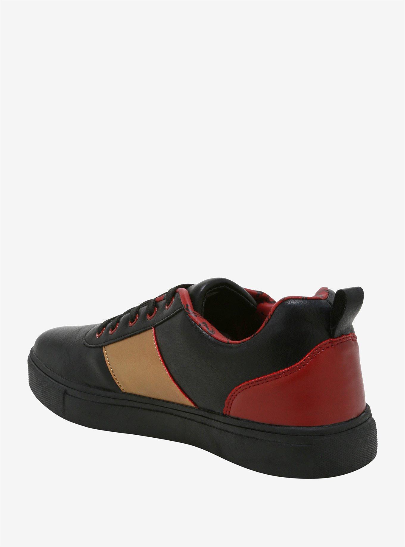 Disney Mulan Mushu Faux Leather Lace-Up Sneakers, MULTI, alternate