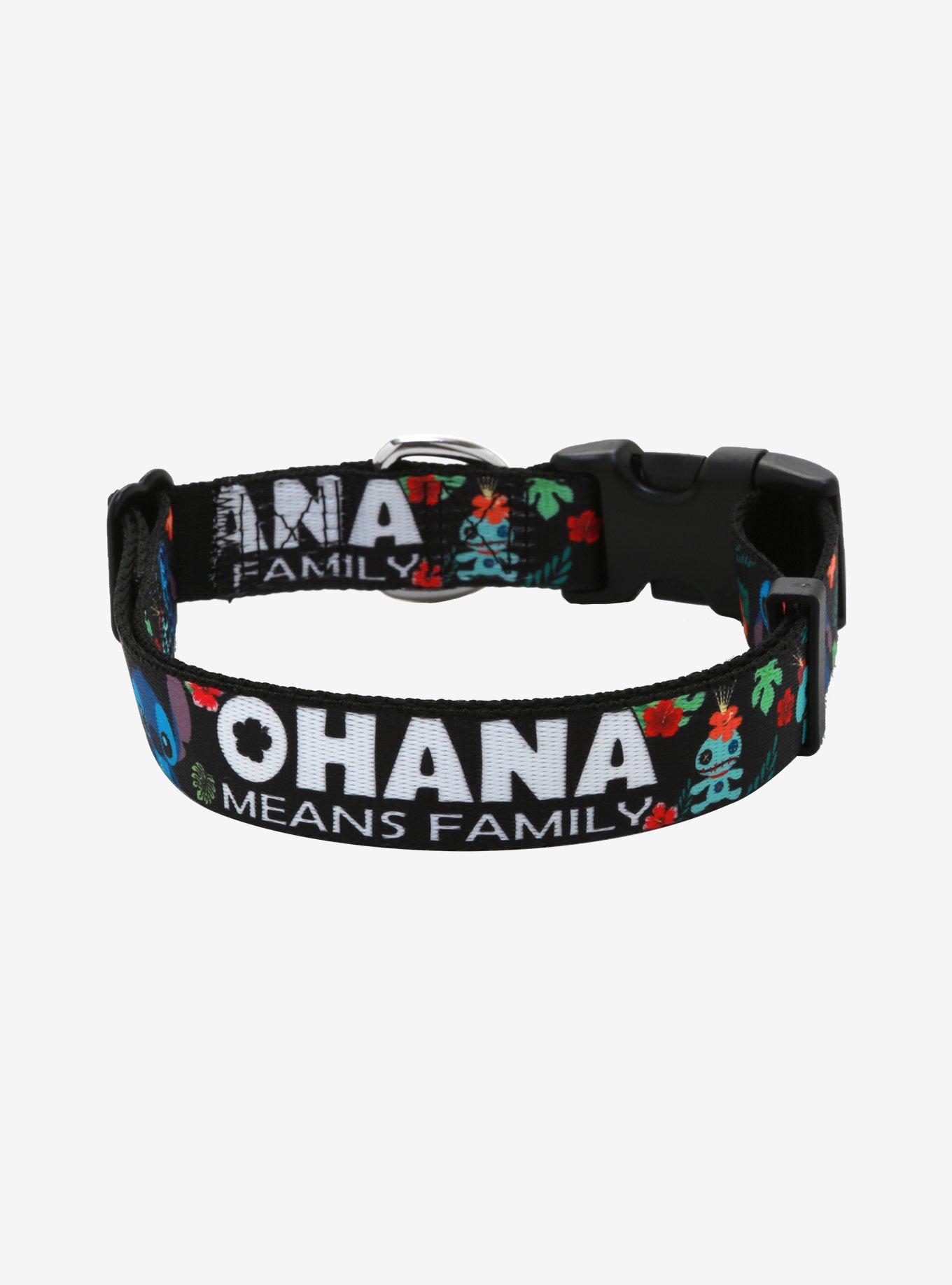 Disney Lilo & Stitch Ohana Adjustable Pet Collar, , alternate - view 2