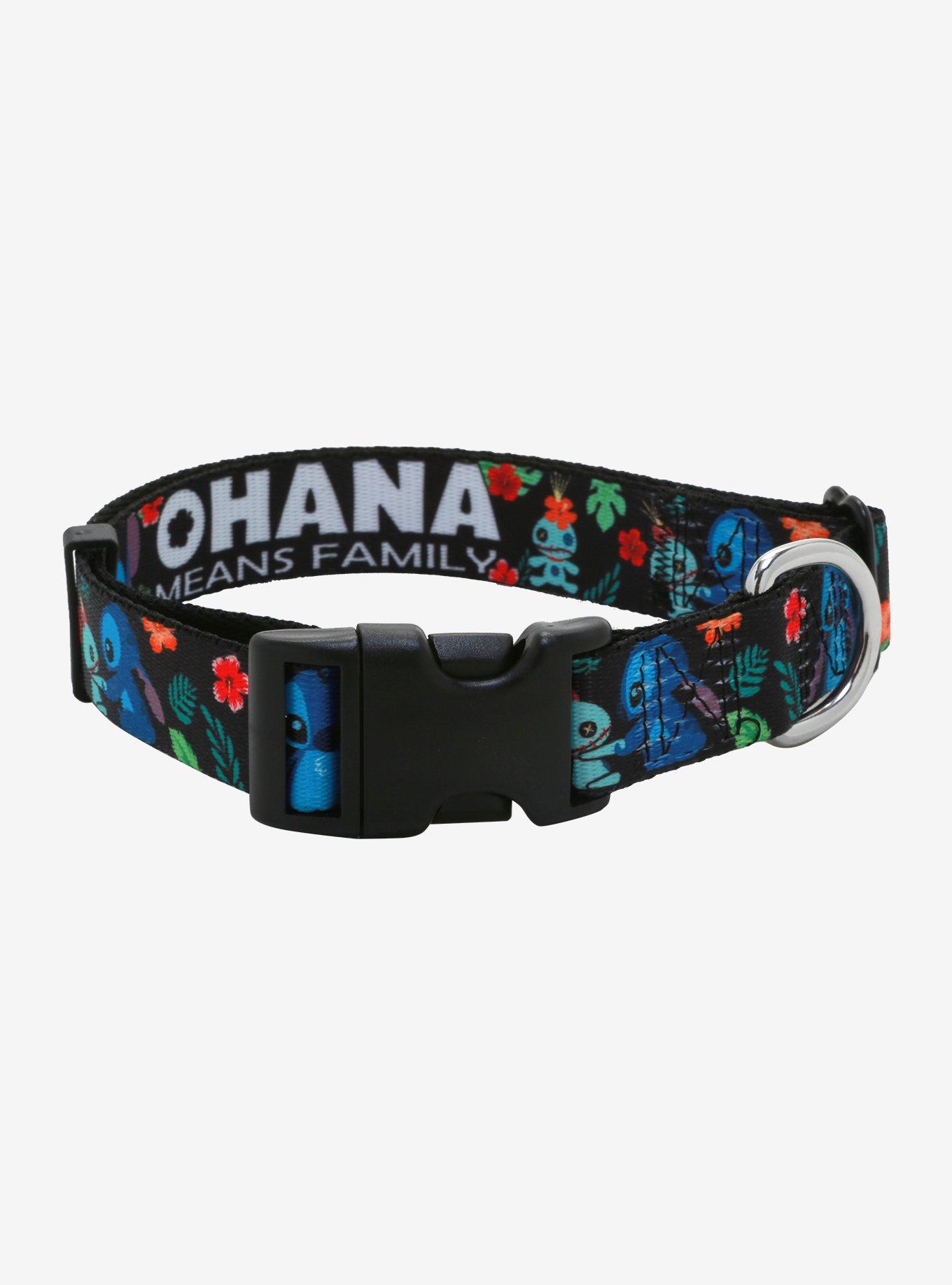 Disney Lilo & Stitch Ohana Adjustable Pet Collar, , alternate