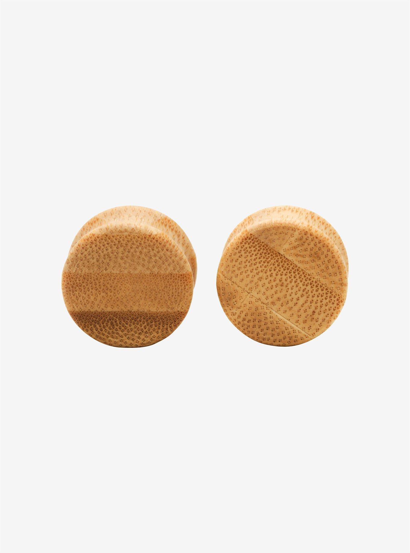 Bamboo & Pearl Plug 2 Pack, BROWN, alternate