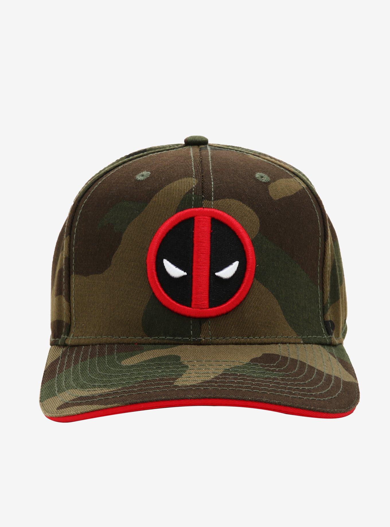 Marvel Deadpool Camo Snapback Hat, , alternate