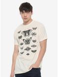 Traditional Moth Flash Sheet T-Shirt, CREAM, alternate