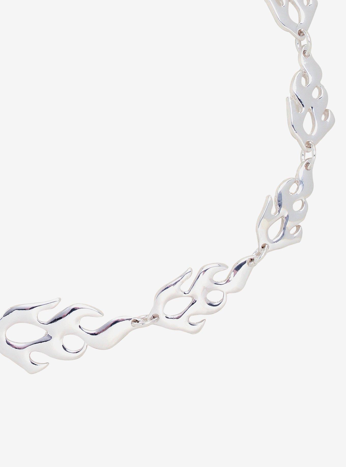 Silver Flame Choker, , alternate