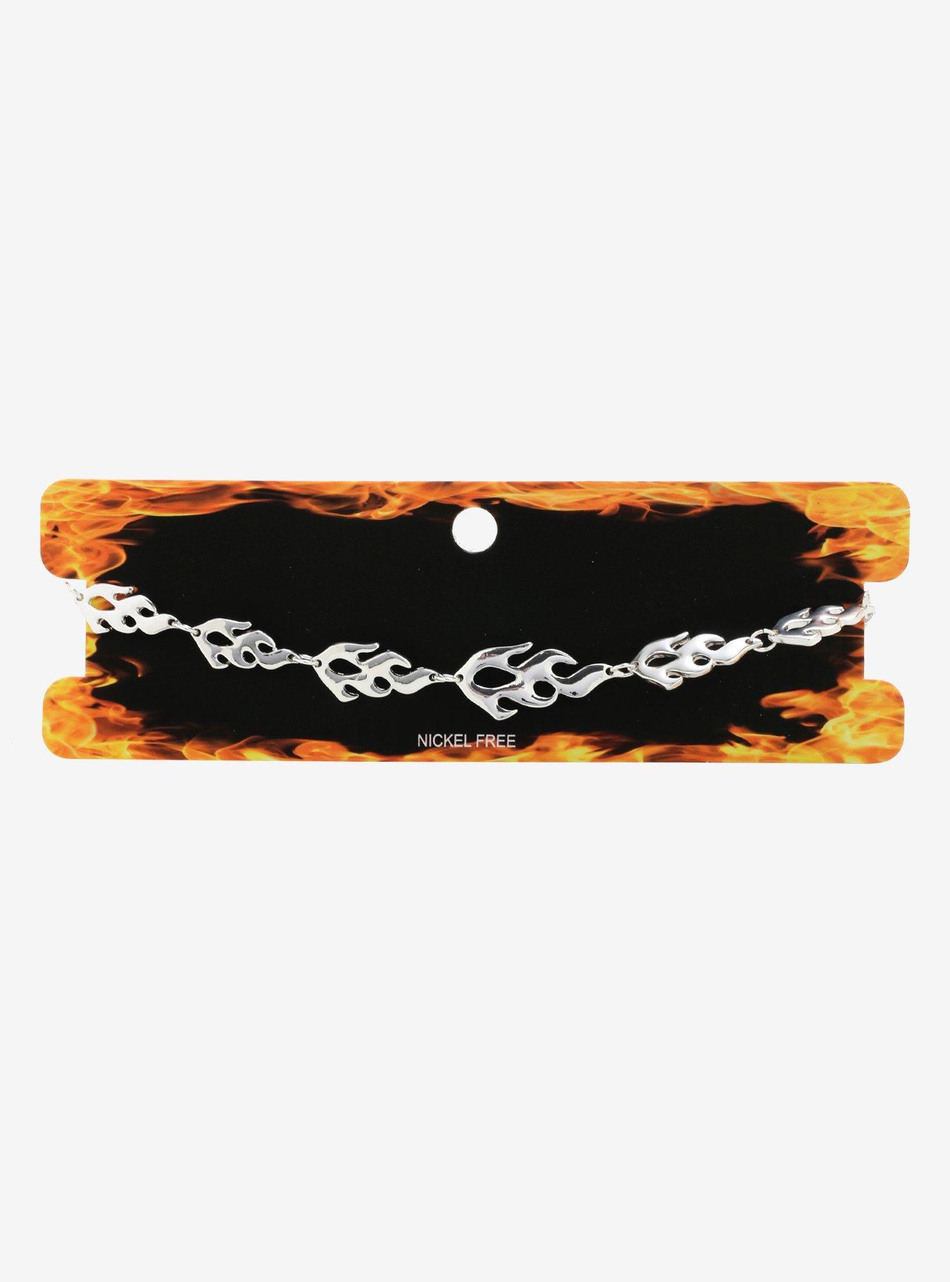 Silver Flame Choker, , alternate