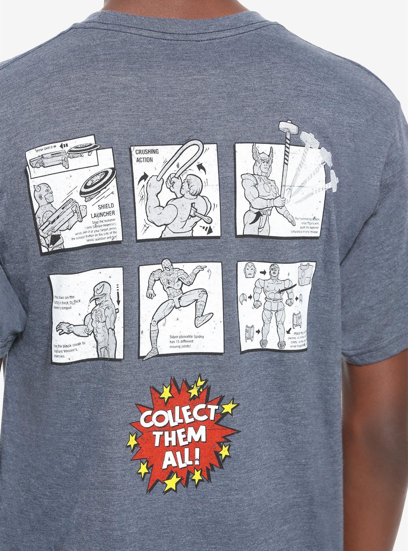 Marvel Collect Them All T-Shirt, WHITE, alternate