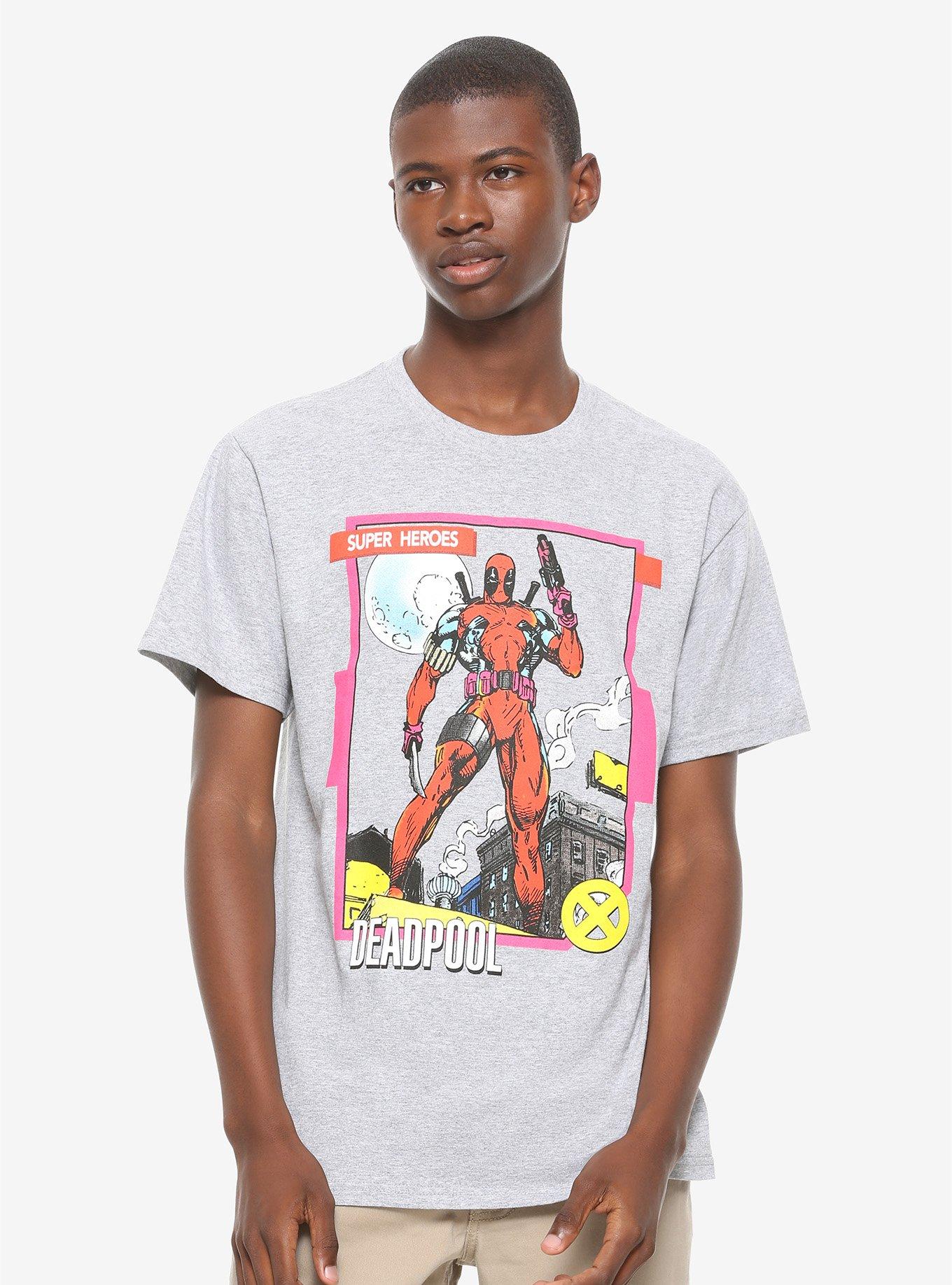 Marvel Deadpool Trading Card T-Shirt, MULTI, alternate