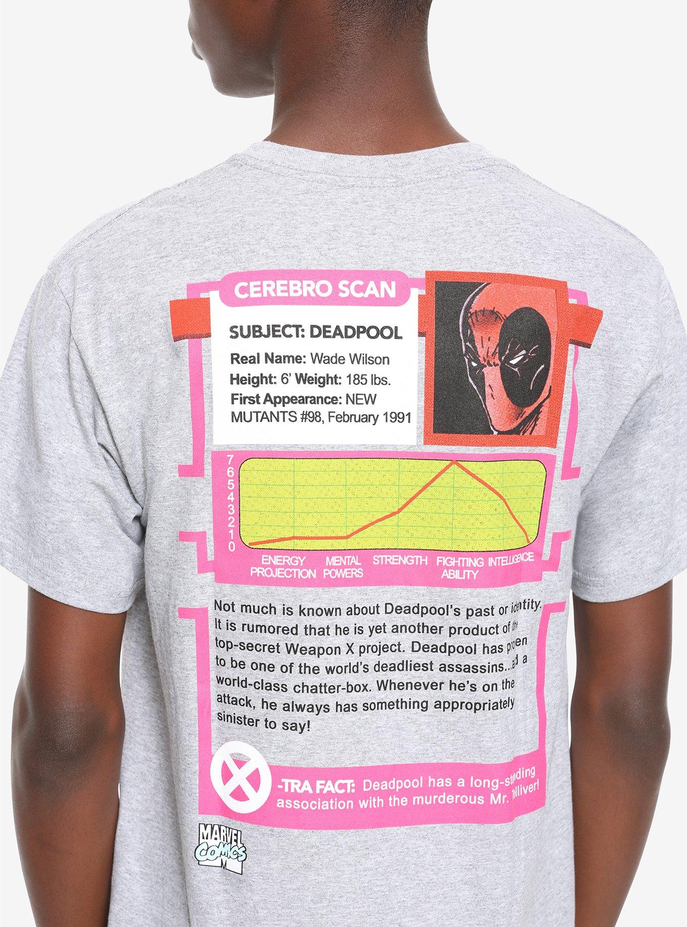 Marvel Deadpool Trading Card T-Shirt, MULTI, alternate