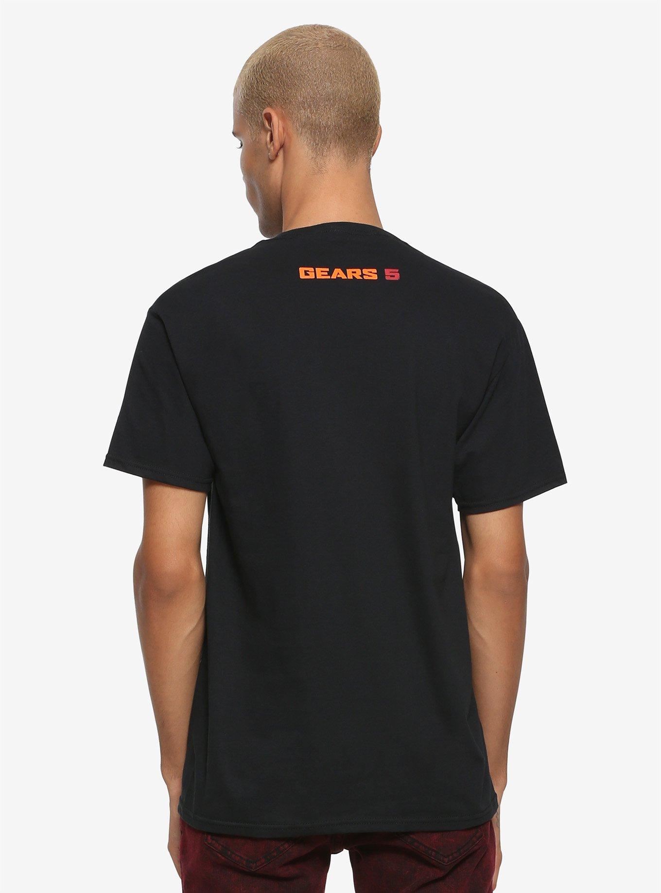 Gears Of War Crimson Omen T-Shirt By Luke Preece, RED, alternate