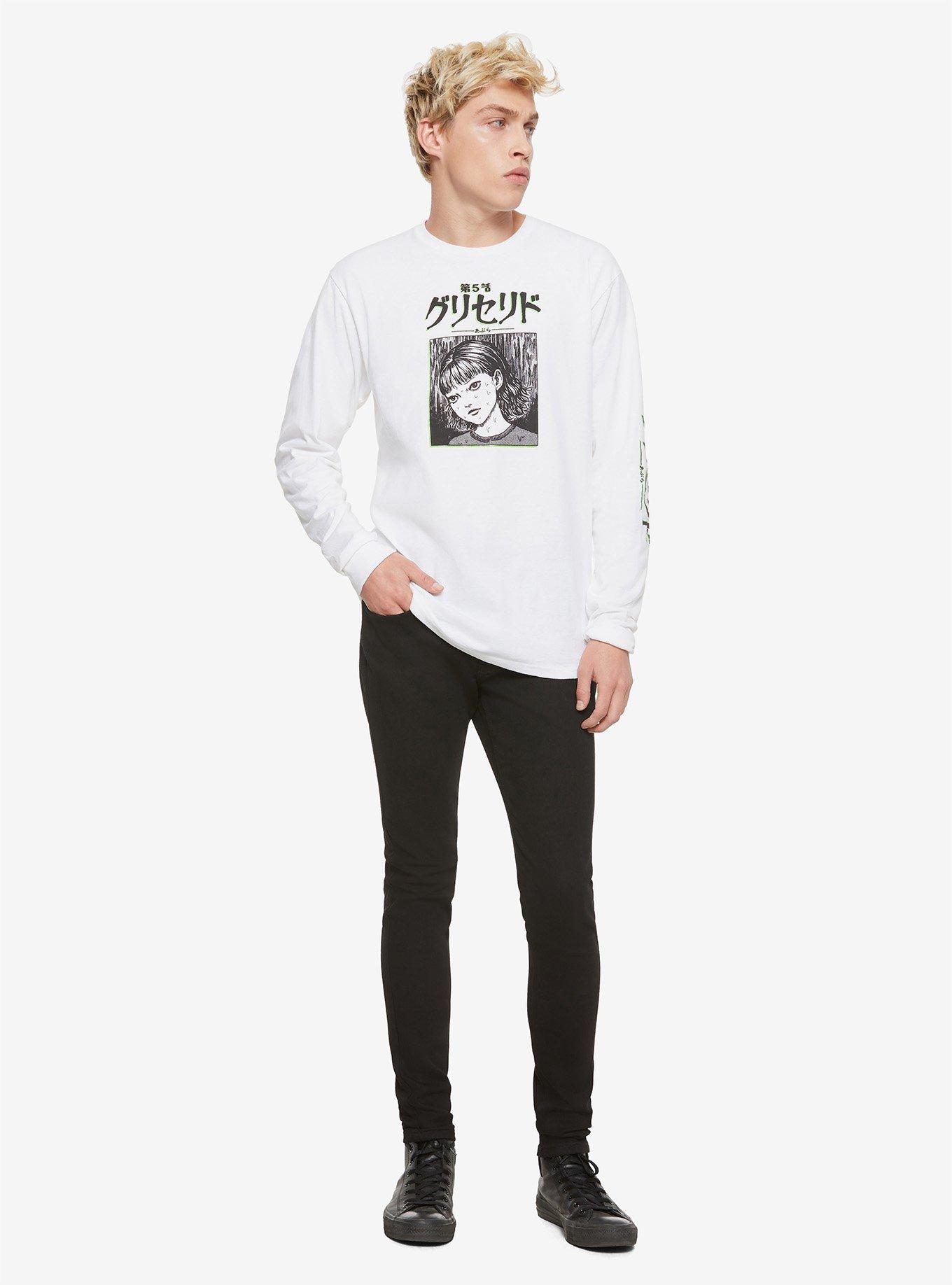 Junji Ito Glyceride Long-Sleeve T-Shirt, WHITE, alternate