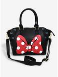 Loungefly Disney Minnie Mouse Bow Satchel Bag, , alternate