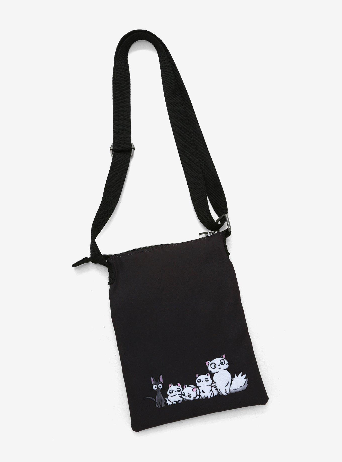 Loungefly Studio Ghibli Kiki's Delivery Service Jiji Passport Crossbody Bag, , hi-res