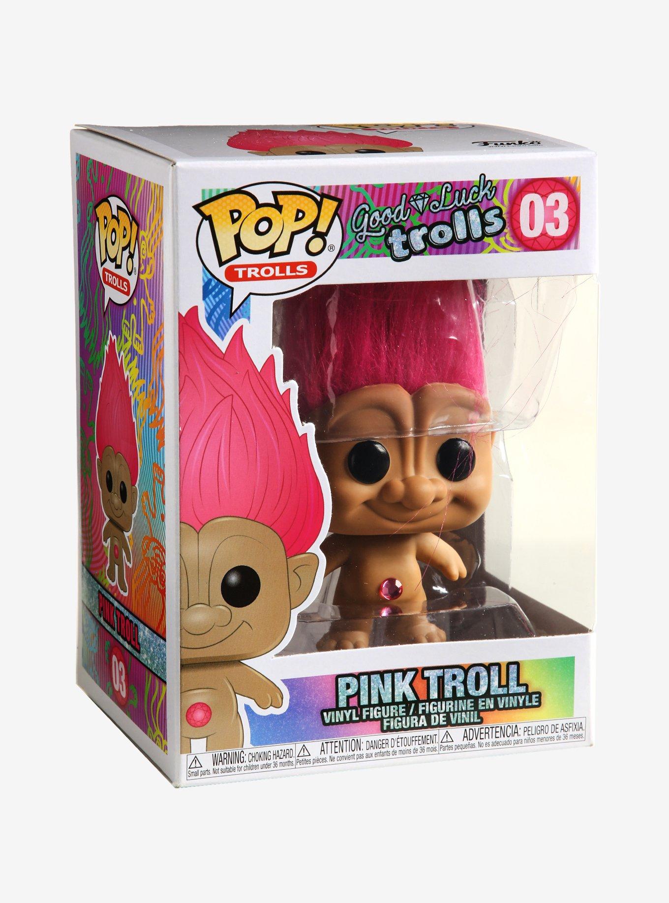 Funko Pop! Good Luck Trolls Pink Troll Vinyl Figure, , alternate