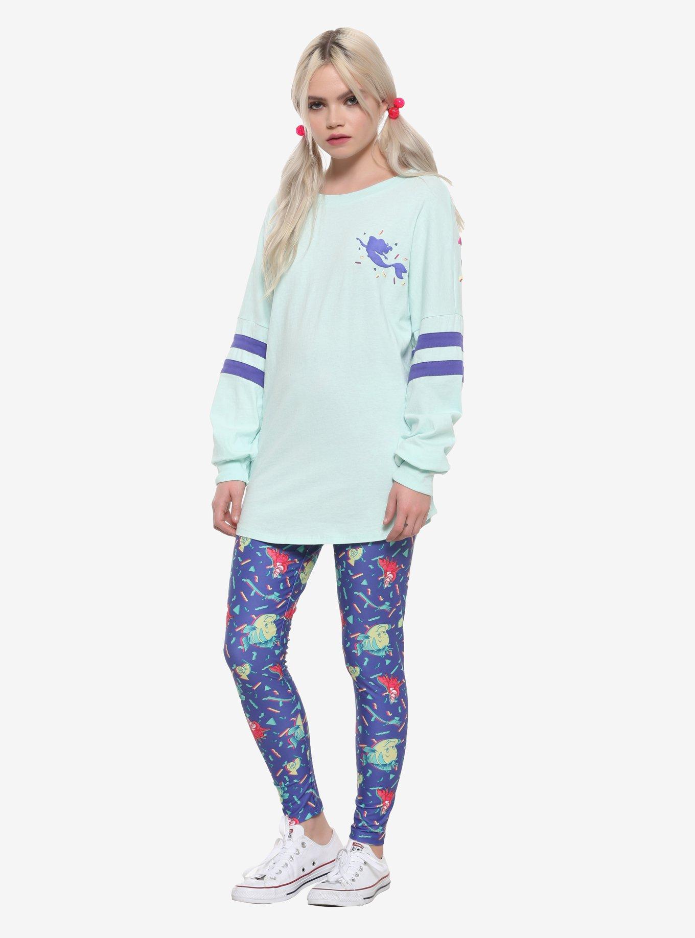 Her Universe Disney The Little Mermaid 80s Pastel Girls Athletic Jersey, , alternate