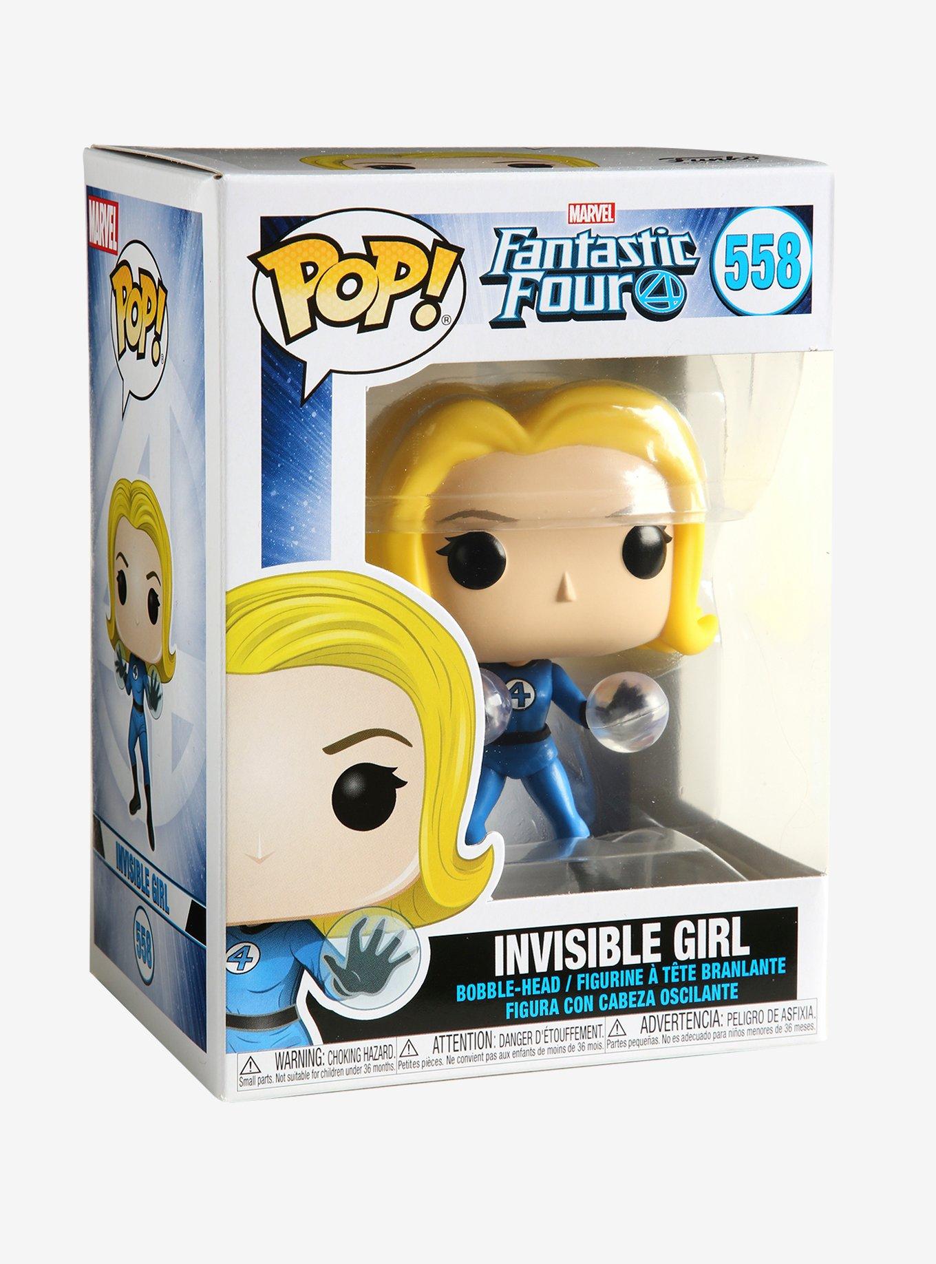 Funko Marvel Fantastic Four Pop! Invisible Girl Vinyl Bobble-Head, , alternate