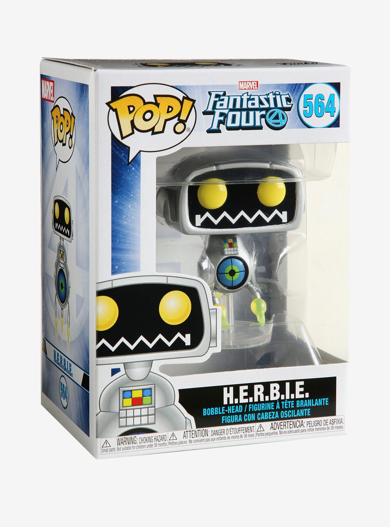 Funko Marvel Fantastic Four Pop! H.E.R.B.I.E. Vinyl Bobble-Head, , alternate