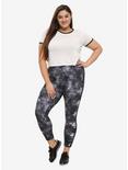 Her Universe Star Wars: The Rise Of Skywalker Death Star Moon Phases Leggings Plus Size, , alternate