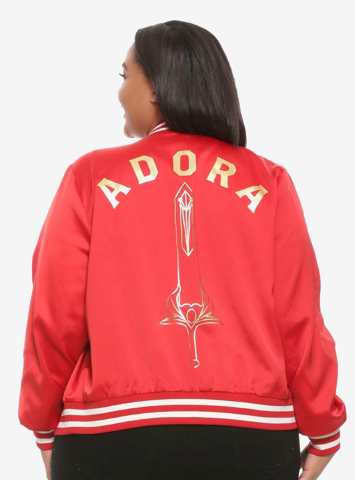 Her Universe She-Ra And The Princesses Of Power Adora Bomber Jacket Plus Size, , alternate
