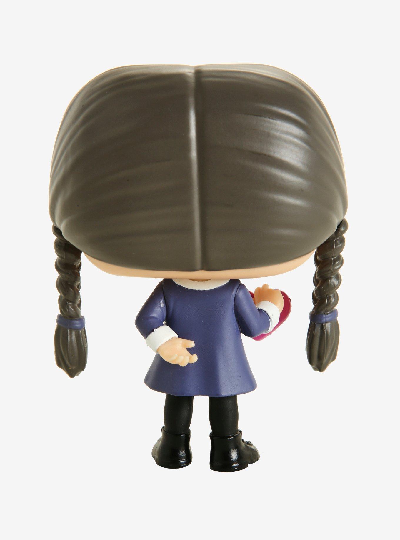 Funko Pop Wednesday Addams Hot Topic Exclusive Metallic In Hand + Protector