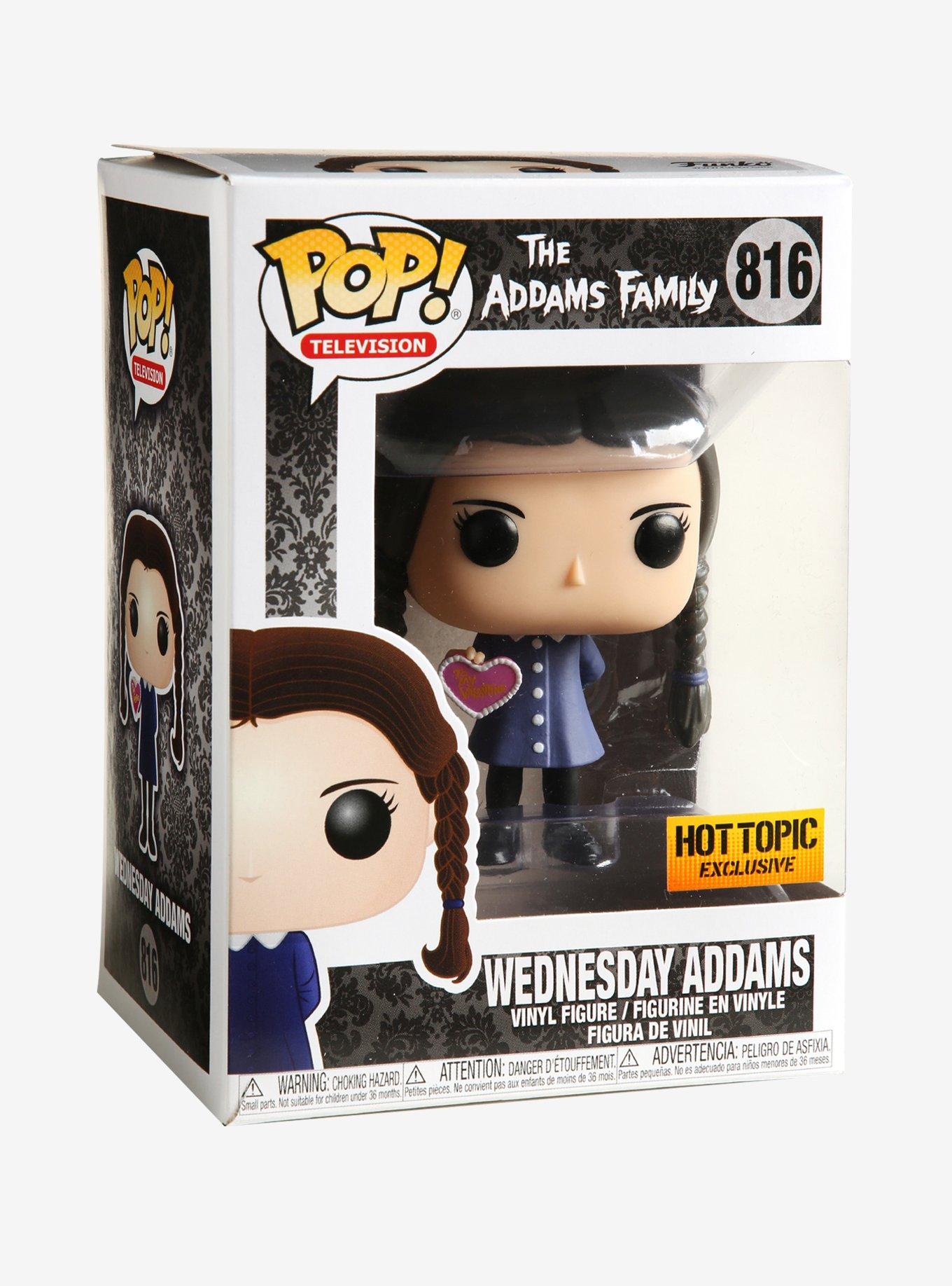 Funko The Addams Family POP Television Wednesday Addams Exclusive Vinyl  Figure 816 Valentine - ToyWiz