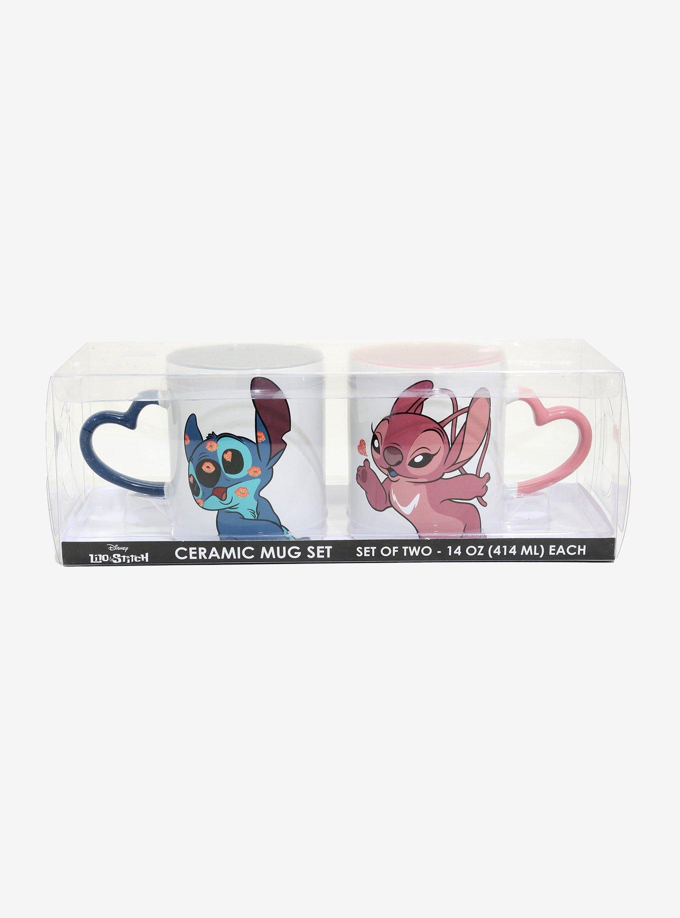 Disney Lilo & Stitch Heart Mug Set, , alternate