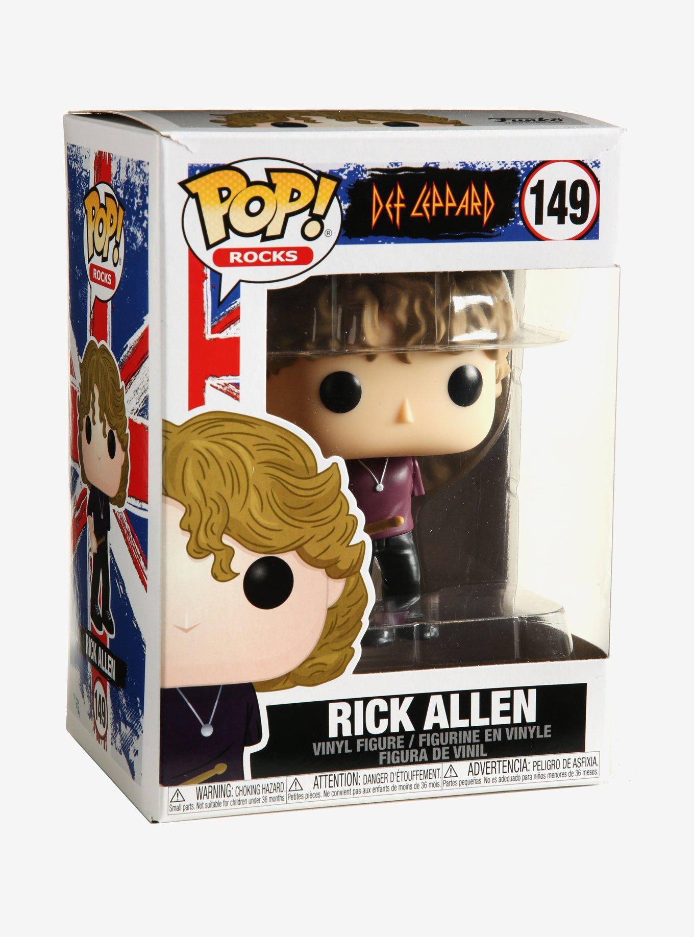 Funko Def Leppard Pop! Rocks Rick Allen Vinyl Figure, , alternate