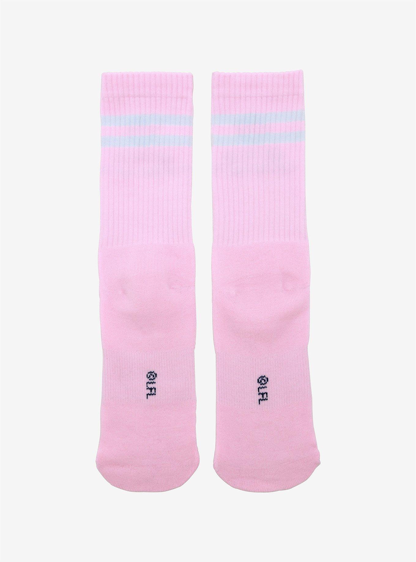 Star Wars Join The Resistance Pink & White Crew Socks, , alternate