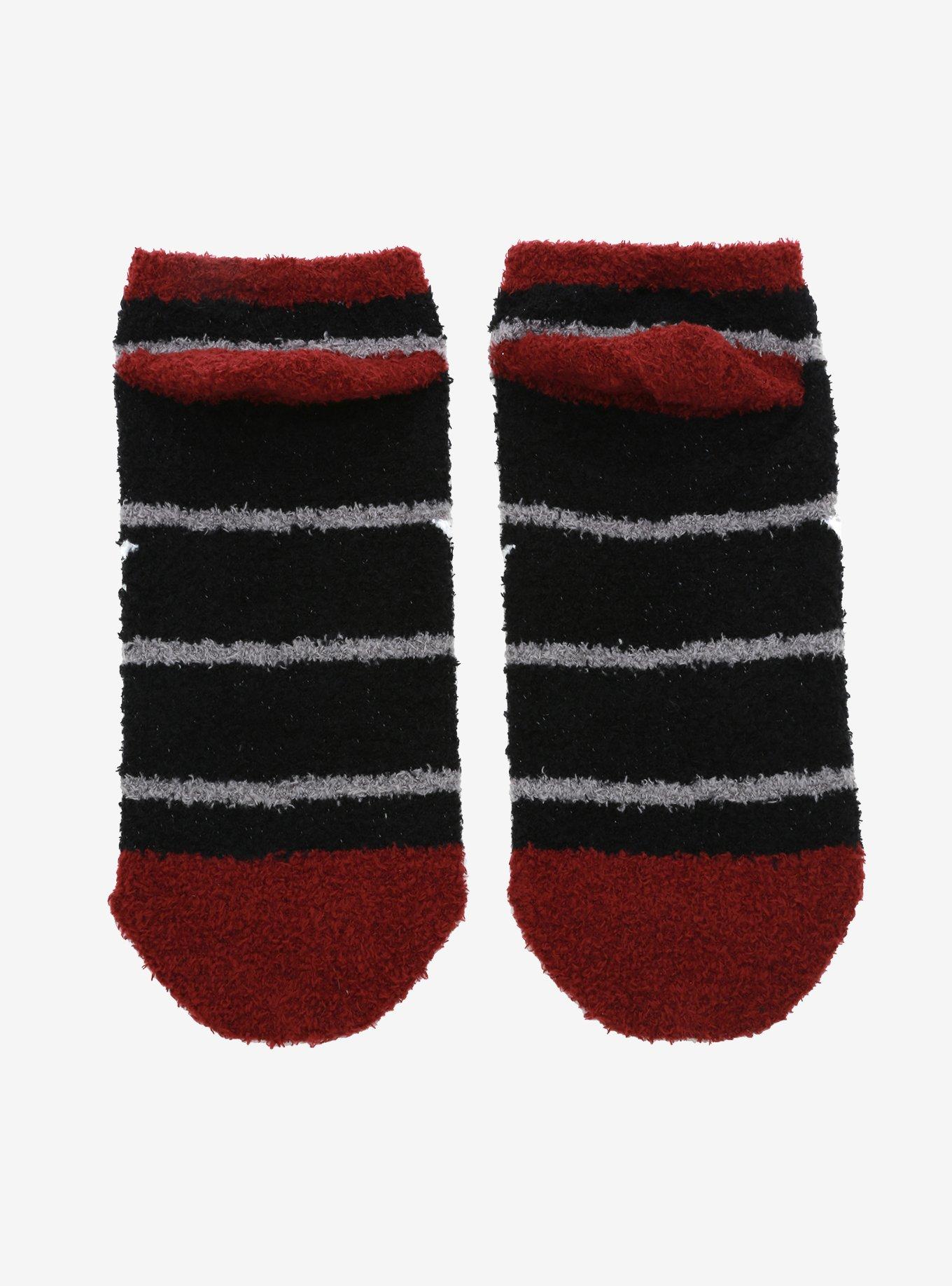 Supernatural Anti-Possession Fuzzy No-Show Socks, , alternate
