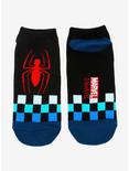 Marvel Spider-Man Checkered No-Show Socks, , alternate