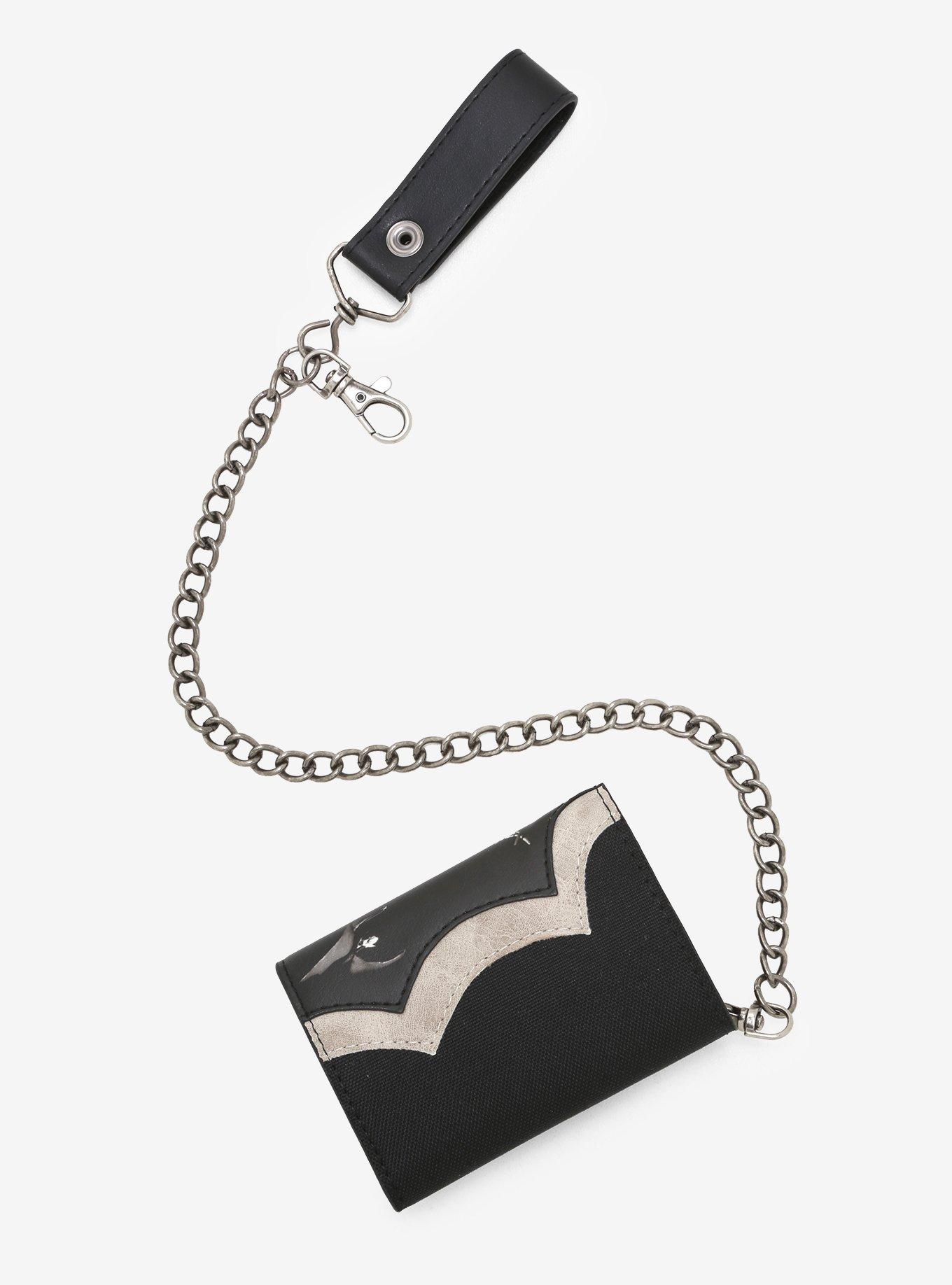 The Nightmare Before Christmas Jack Tri-Fold Chain Wallet, , alternate