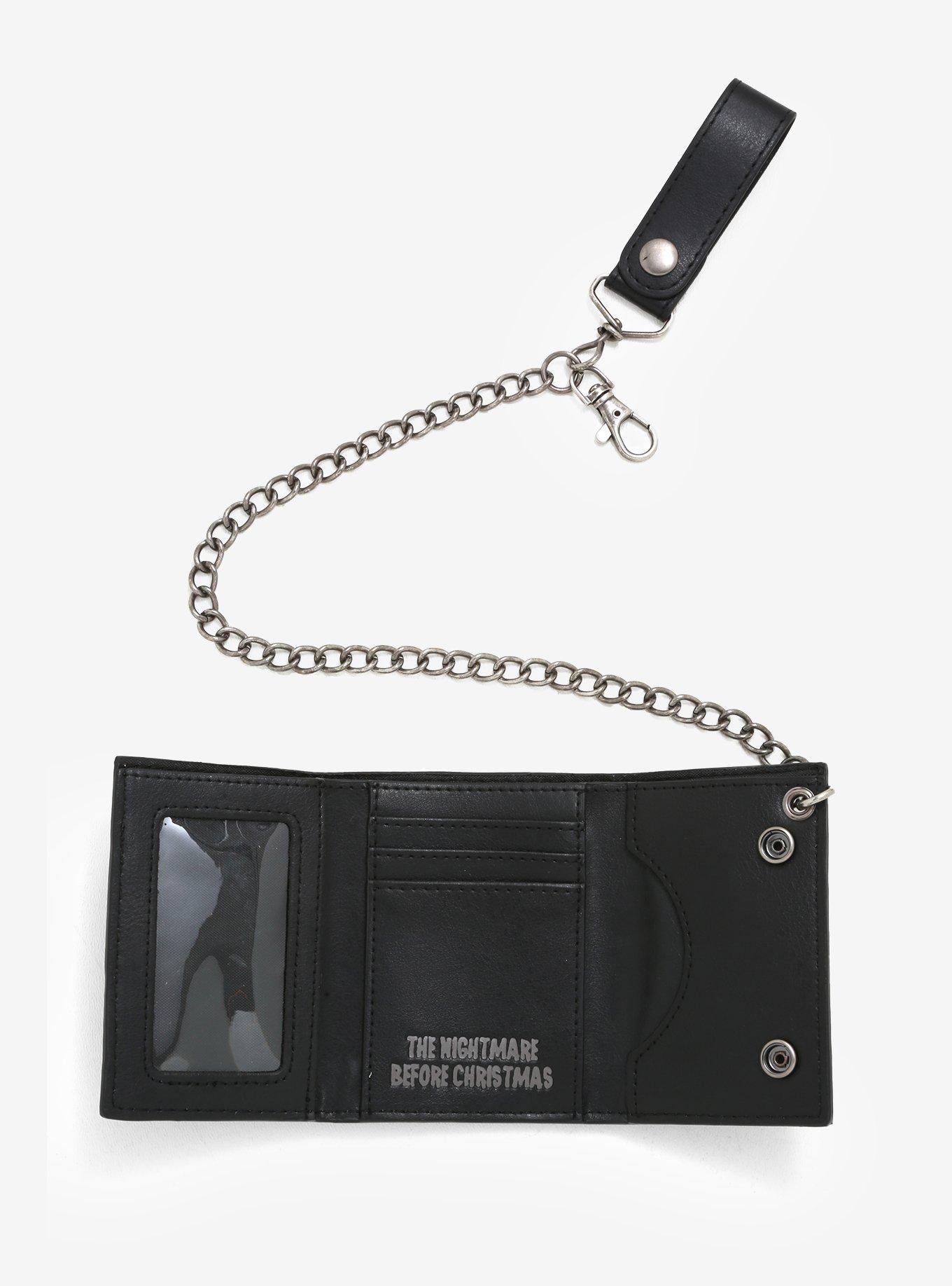 The Nightmare Before Christmas Jack Tri-Fold Chain Wallet, , alternate