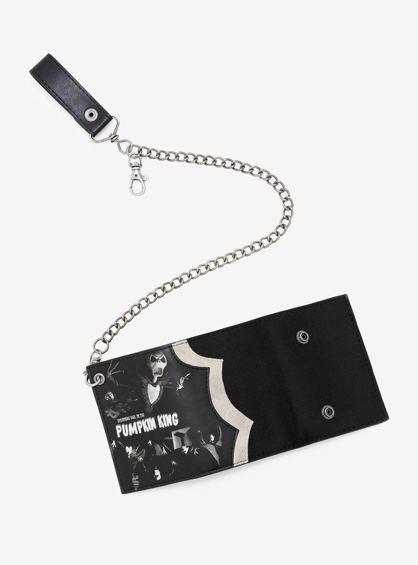 The Nightmare Before Christmas Jack Tri-Fold Chain Wallet, , alternate